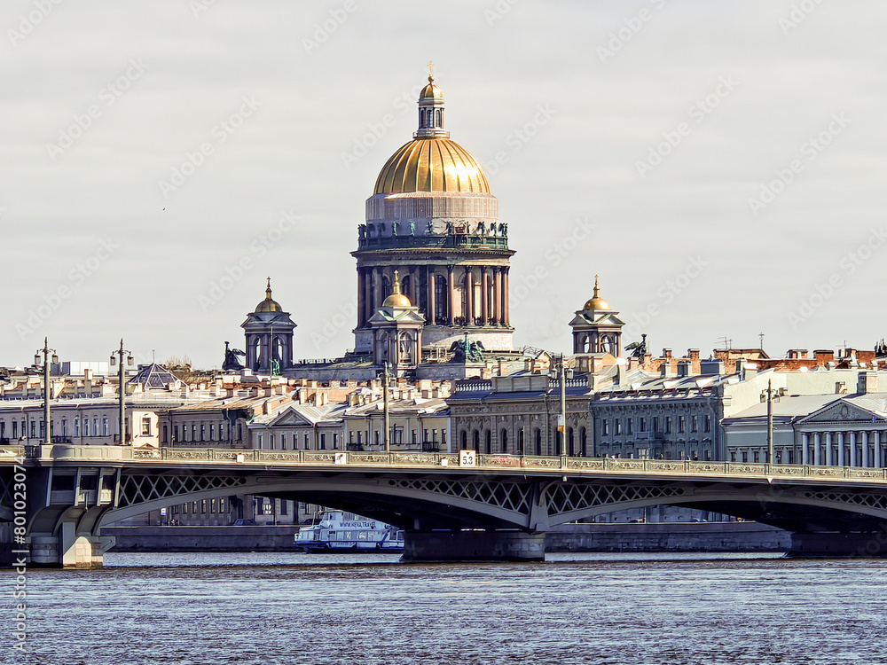 St. Isaac's Cathedral and the Annunciation Bridge