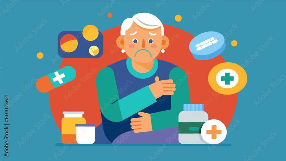 A senior citizen struggles to cover the cost of medication and basic healthcare needs on a fixed income wondering how much longer they can A senior citizen struggles to cover the cost of medication and basic healthcare needs on a fixed income wondering how much longer they can