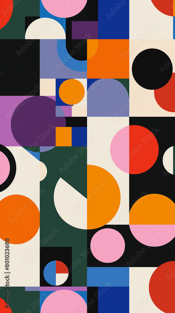 A_flat_design_illustration_of_an_abstract_geometric_patterns (14)