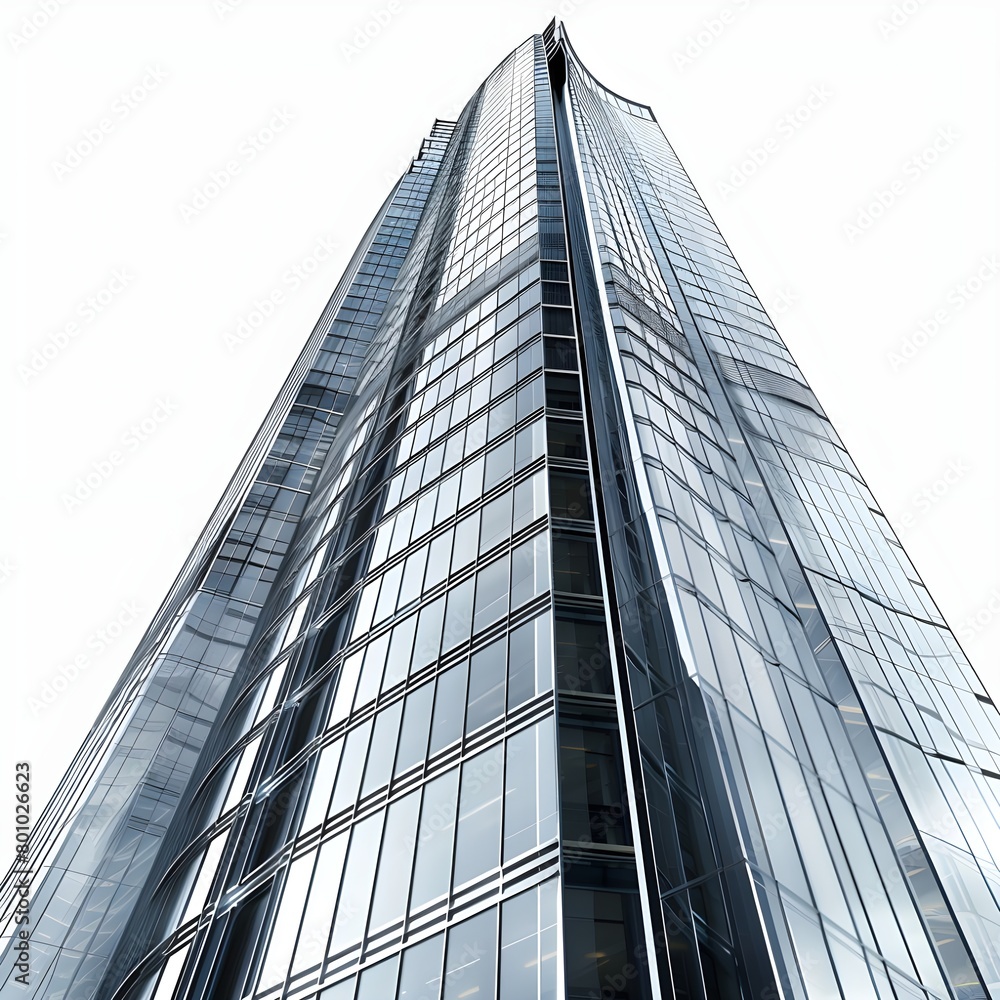 A picture of a very tall building with numerous windows. This image can be used to depict urban architecture or to illustrate concepts A picture of a very tall building with numerous windows. This image can be used to depict urban architecture or to illustrate concepts
