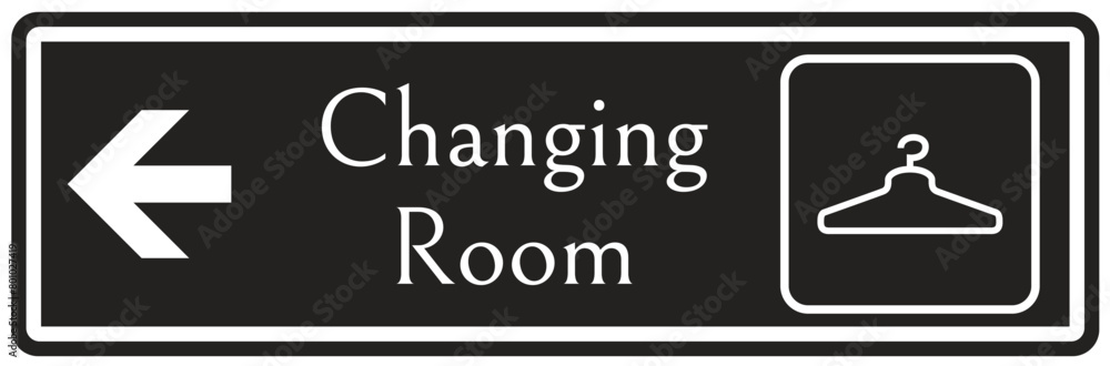 Obraz premium Changing room sign