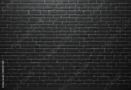 black brick wall  black background 