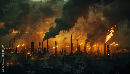 factory smoke from chimneys emissions bad ecology