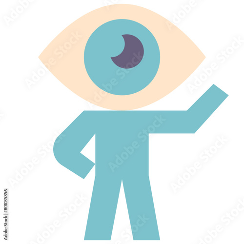 viewer flat style icon