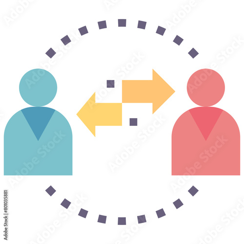 feedback flat style icon