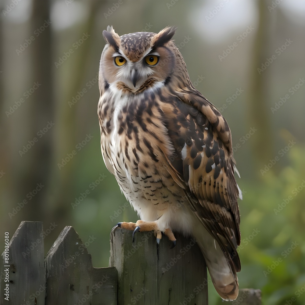 Obraz premium owl on a branch