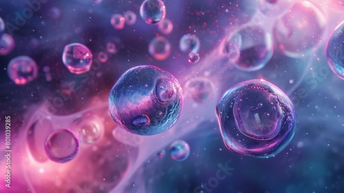 Wallpaper Mural cell in liquid environment. Torontodigital.ca