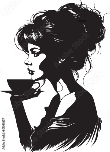 silhouette of a girl