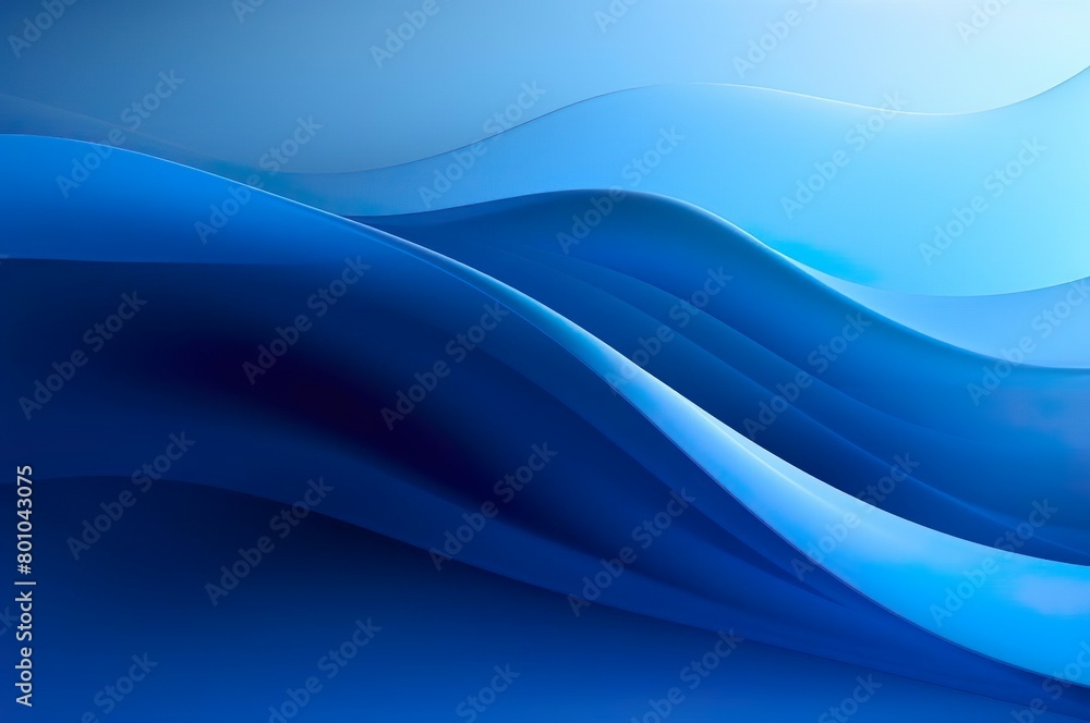 Abstract blue wave background. Generative AI Abstract blue wave background. Generative AI