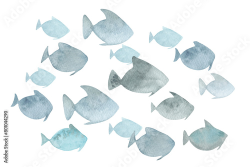 Konstfotografi School of fish