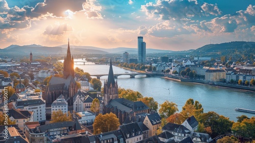 Bonn Beethoven's Birthplace Skyline photo