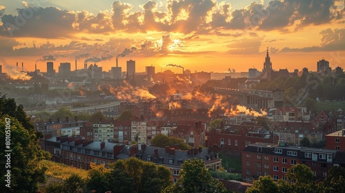 Charleroi Industrial Heritage Skyline photo