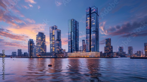 Rotterdam Innovative Architecture Skyline