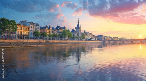 Bordeaux Garonne Skyline photo