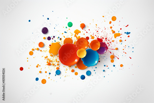 Abstract background with colorful balls. Vector illustration for your design. Eps 10