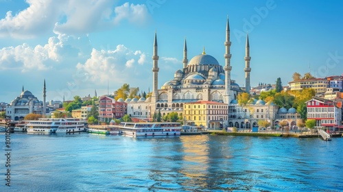 Istanbul Bosphorus Views Skyline photo