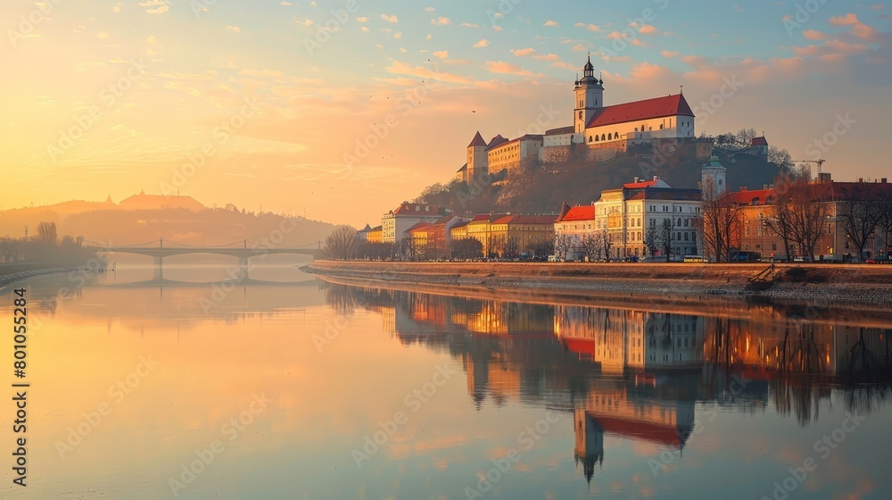 Bratislava Castle Skyline