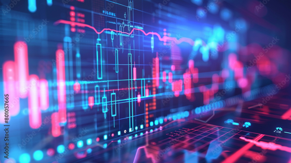 Global market trends depicted in a futuristic data visualization, Global market trends depicted in a futuristic data visualization,