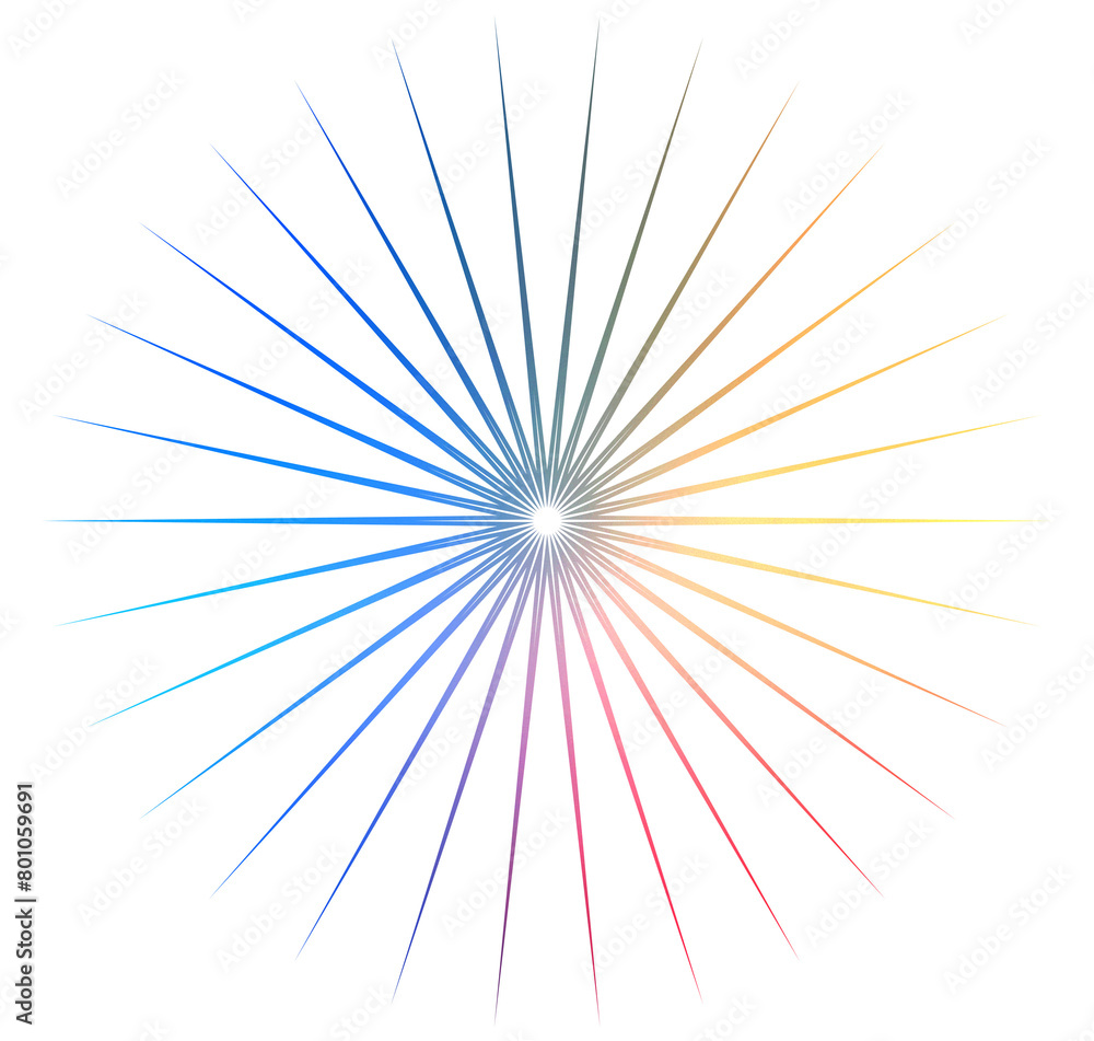 Fototapeta premium This is a colorful gradient light illustration.