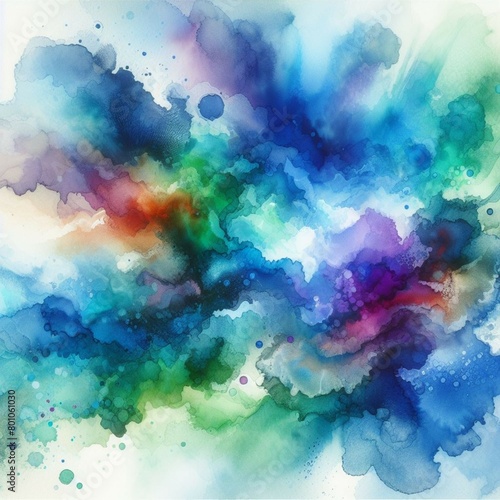 abstract watercolor, wave and smoke effect background