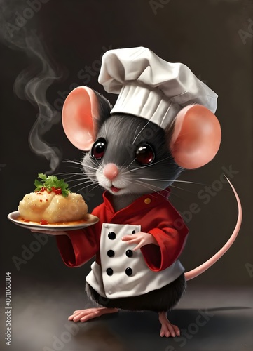  Cute and super adorable mouse in black and red che (2).jpg