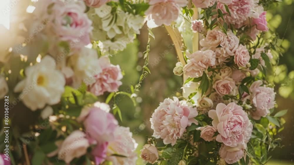 custom made wallpaper toronto digitalWedding decoration with peonies, floral decor and event celebration, peony flowers and wedding ceremony in the garden, English country style idea