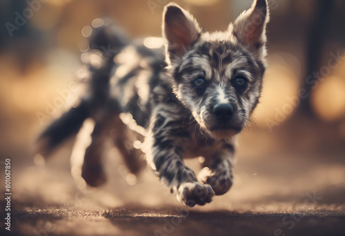 cucciolo in corsa peimo piano photo