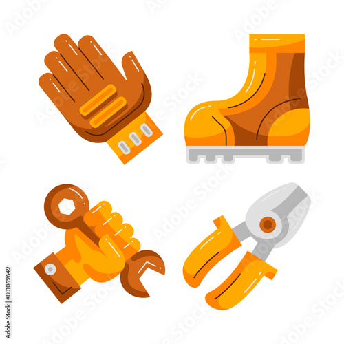 Labor Day Element Vector Illustration (ID: 801069649)