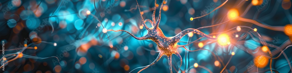 network of nerve cells. network of nerve cells.