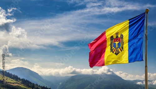 The Flag of Moldova