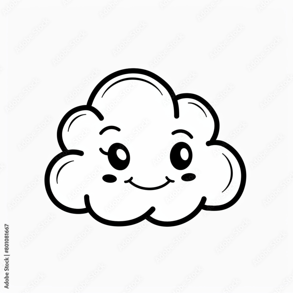 Cloud line icon, outline vector sign, linear style pictogram isolated on white. Symbol, logo illustration. Cloud line icon, outline vector sign, linear style pictogram isolated on white. Symbol, logo illustration.
