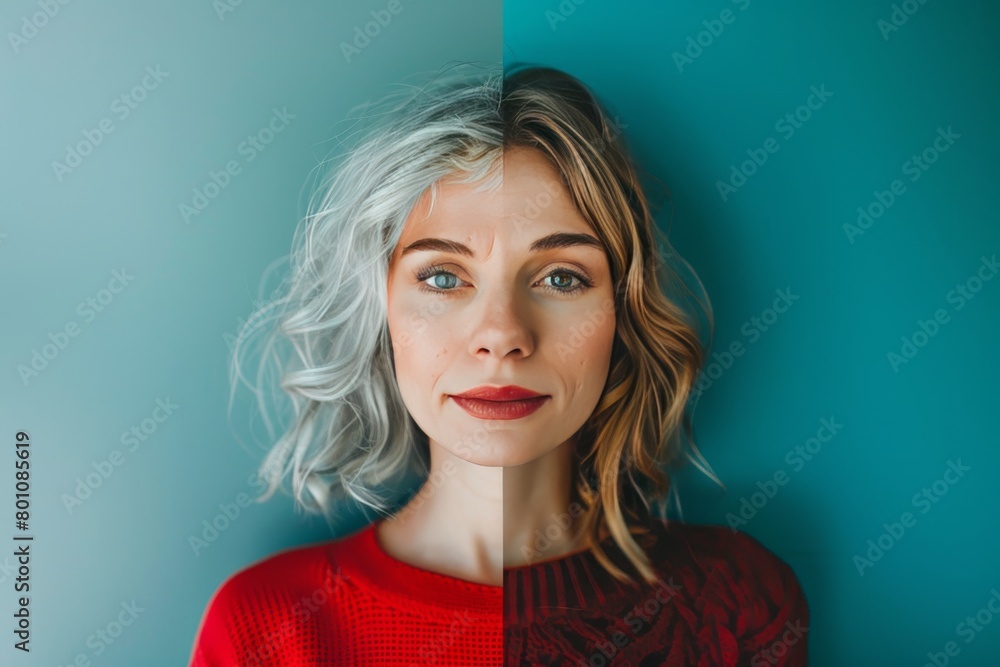 Mature skincare age divides enriched by trend standards in portrait ...