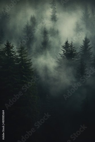 forest in the fog © Artur