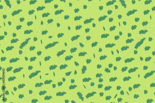Abstract green spotted pattern background. Seamless textured design for digital wallpaper, fabric printing, and artistic visuals. Playful and creative concept. Design for textile, wallpaper