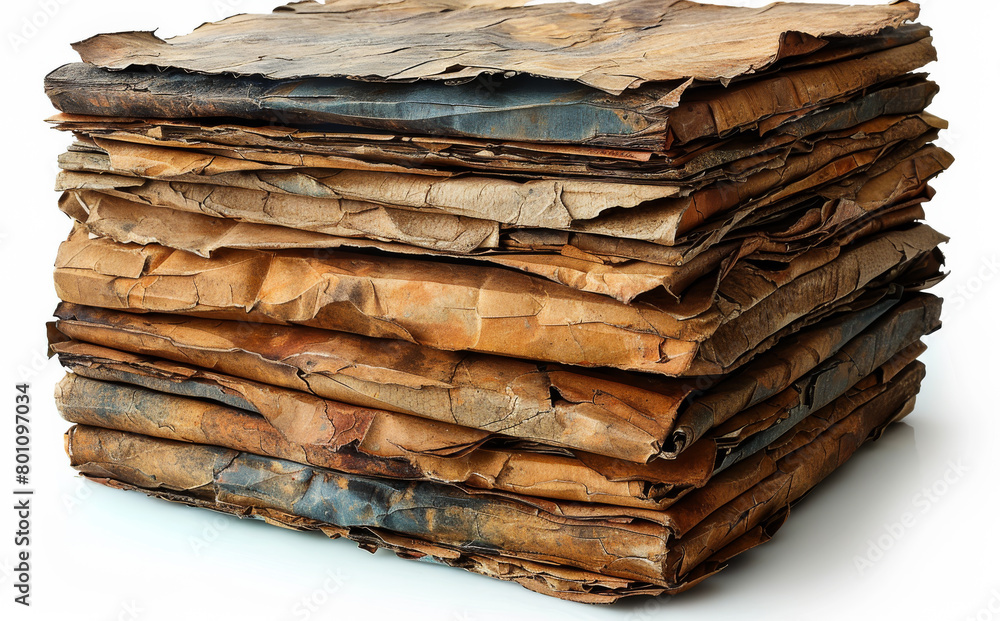 Stack of old worn-out and tattered books Stack of old worn-out and tattered books