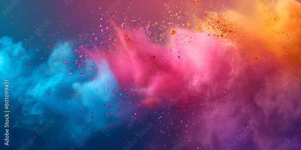 
Happy Holi wallpaper Colorful background for Holi