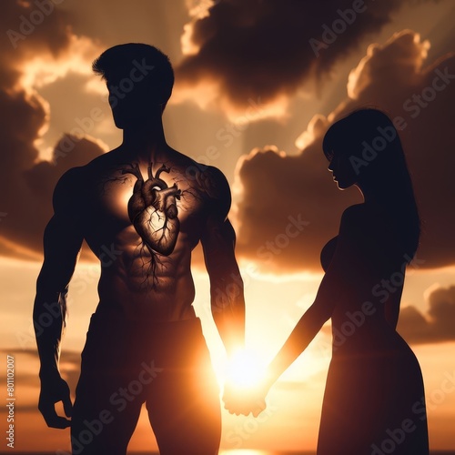 Charged with Love: Kirlian Photography of a Couple's Connection