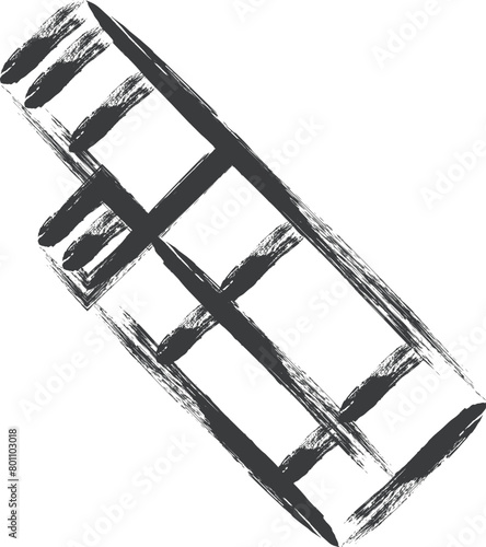 ミニミニ筆書き飲食物イラスト　ガム