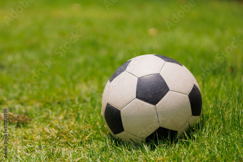 soccer ball in the grass © tearsze
