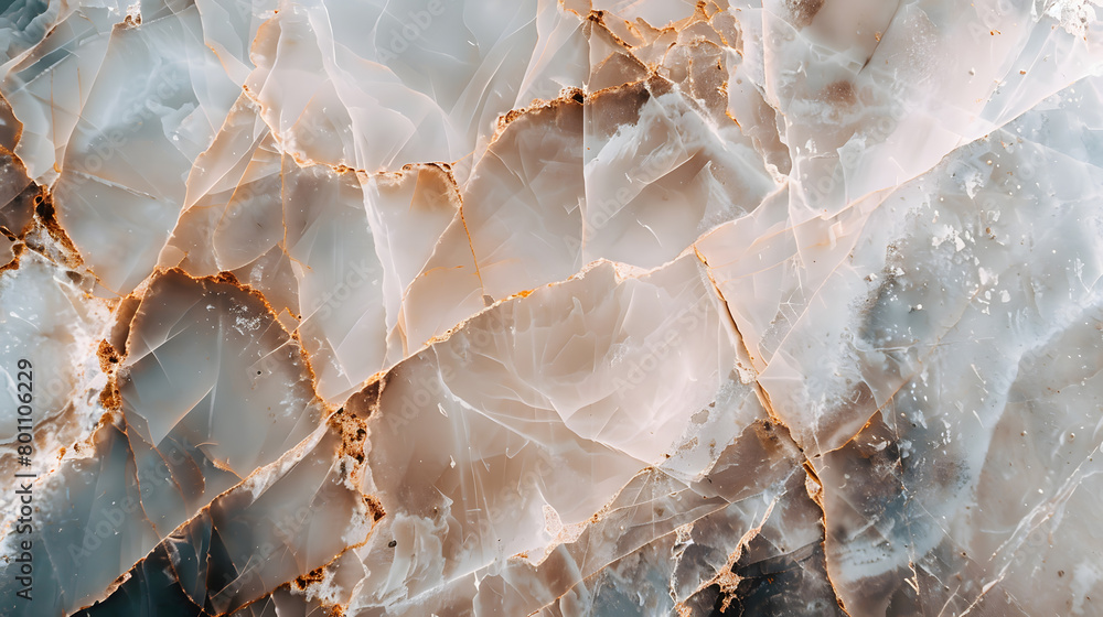 Italian marble stone texture background Crystal clear slab marble background. Generative AI.
