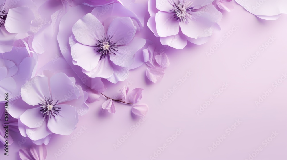 Seamless pastel violet background, calm and soothing for beauty serums and oils,
