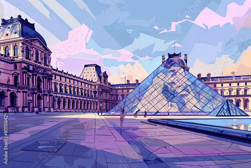 Louvre Legacy - Ultra-Detailed Museum Illustration