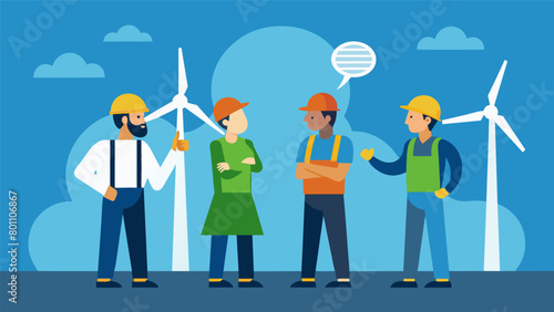 The wind farms employees are notorious for their loose lips with many believing that they are intentionally encouraged to gossip as a way to generate. photo