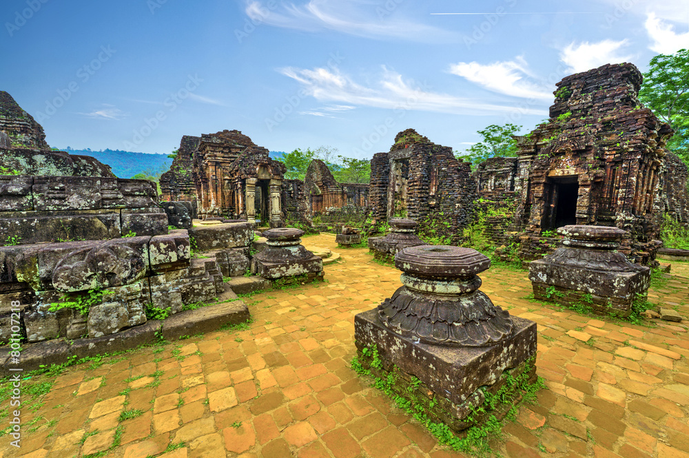 Temple Ruins of My Son Sanctuary World Heritage Site, Quang Nam Province, Vietnam