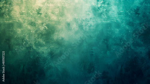 Background noise texture with a dark green, blue, and glowing grainy gradient for a webpage header banner design.