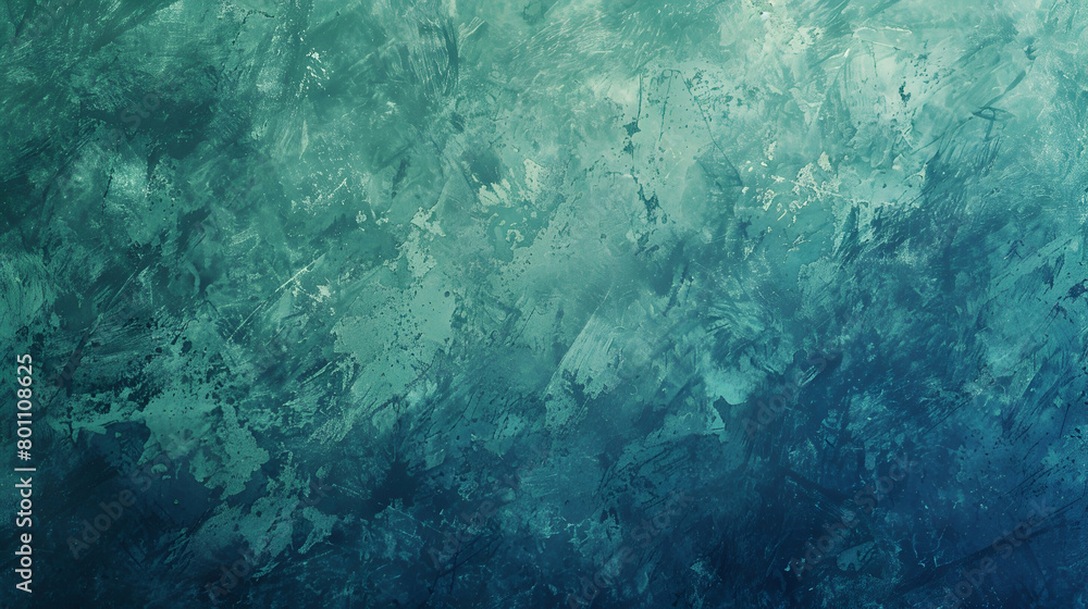 Blue green grunge noise texture with a grainy gradient background and a blurred backdrop for a website header design