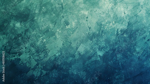 Blue green grunge noise texture with a grainy gradient background and a blurred backdrop for a website header design