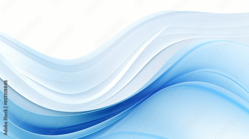 Abstract blue wave pattern on a white background, suitable for dynamic wallpaper or design elements, Abstract blue wave pattern on a white background, suitable for dynamic wallpaper or design elements,