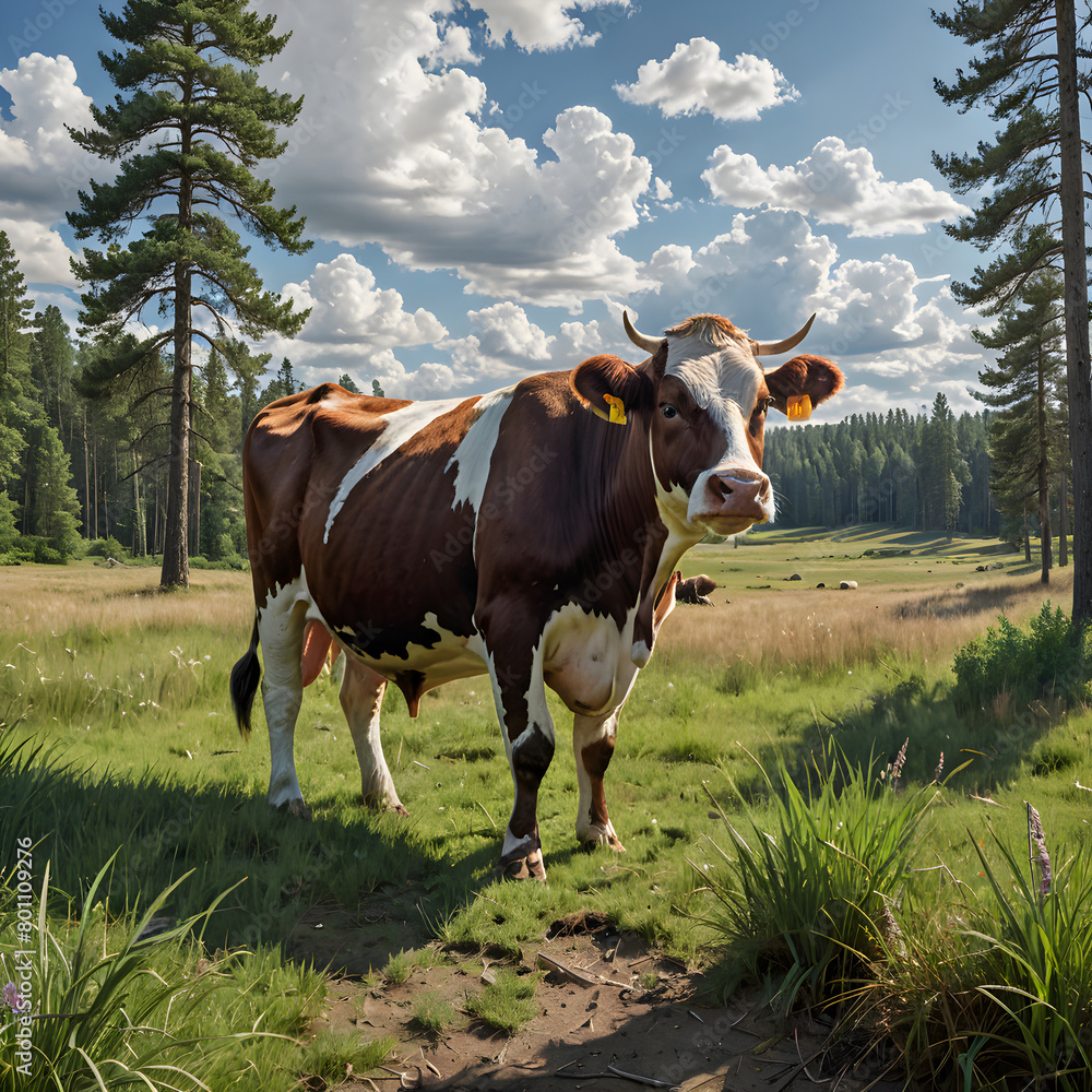 cow in the meadow cow in the meadow