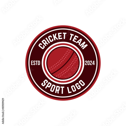 Cricket Logo or football club sign Badge.